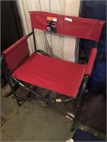 Folding Arm Chair (Red)