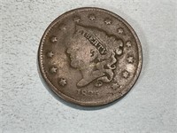 1835 modified matron head large cent