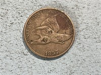 1857 Flying Eagle cent