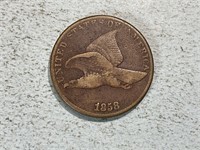 1858 Flying Eagle cent