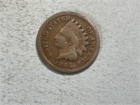 1864 Indian head cent, bronze version by weight