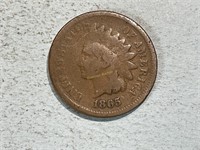 1865 Indian head cent