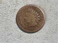 1867 Indian head cent