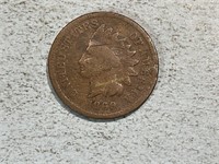 1869 Indian head cent