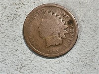 1872 Indian head cent