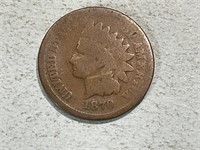 1870 Indian head cent