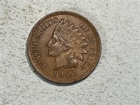 1901 Indian head cent