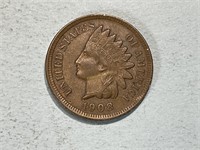 1908 Indian head cent