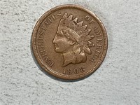 1908S Indian head cent