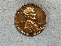 1941 Lincoln wheat cent proof