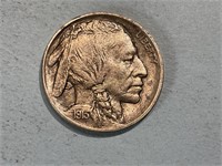 1913 Buffalo nickel, type I raised ground