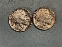 1930S and 1935S Buffalo nickels
