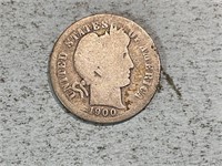 1900O Barber dime