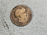 1903 Barber dime