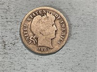 1905S Barber dime