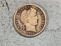 1906D Barber dime