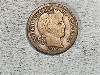 1915 Barber dime