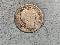 1916S Barber dime