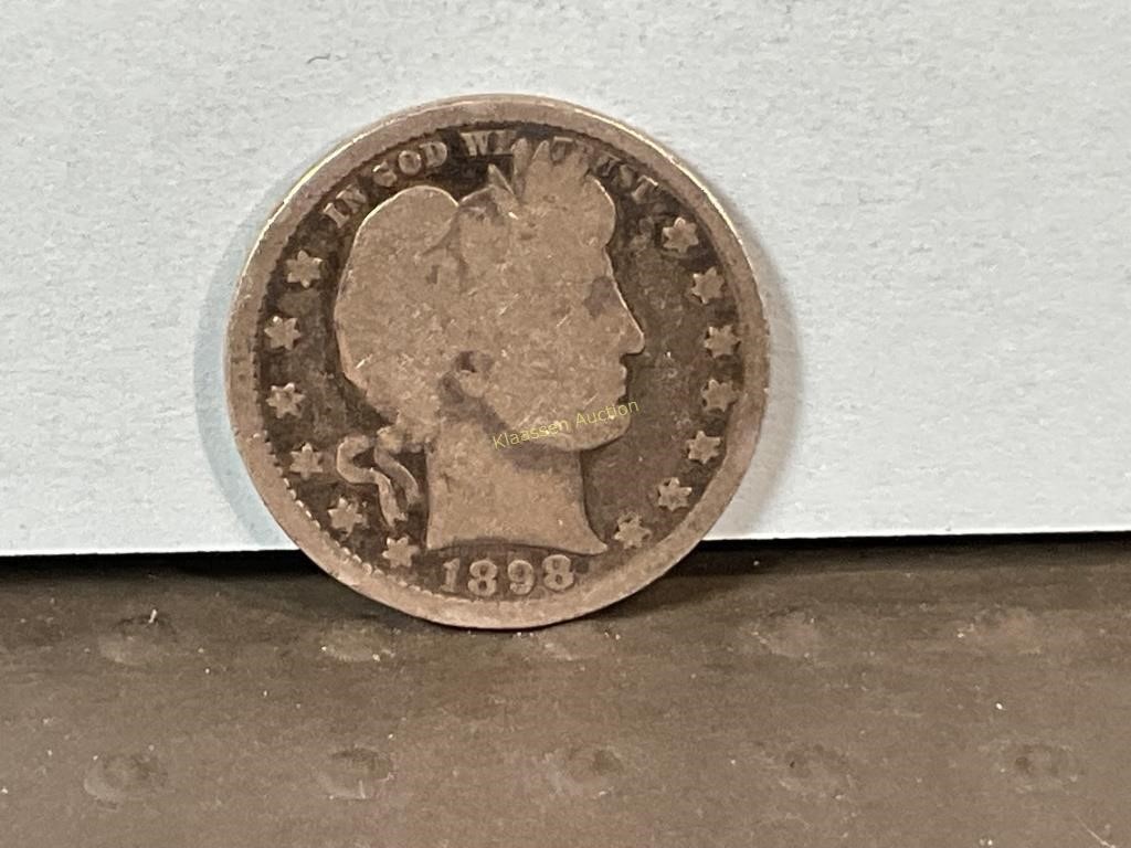 1898 Barber quarter