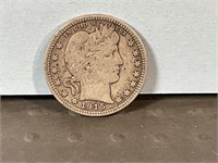 1915 Barber quarter