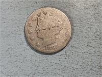 1891 Liberty head nickel