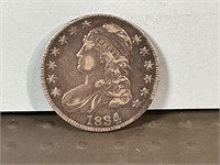 1834 Capped Bust half dollar