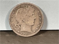 1915S Barber silver dollar