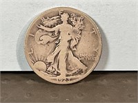 1923S Liberty walking half dollar