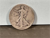 1934D Liberty walking half dollar