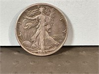 1935S Liberty walking half dollar