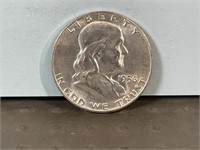 1956 Franklin half dollar