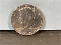 1964D Kennedy half dollar