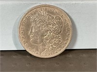 1891CC Morgan silver dollar