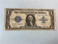 1923 large size $1 silver certificate