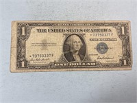 1935F Star $1 silver certificate