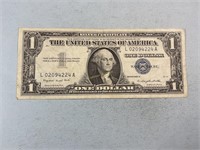 1957A $1 silver certificate