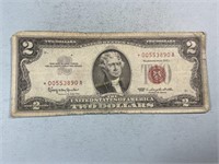 1963 star $2 U.S. note