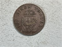 1863A Prussia 2 pfennig