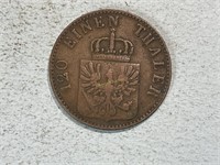 1864A Prussia 3 pfennig