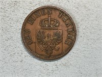 1868C Prussia 3 pfennig