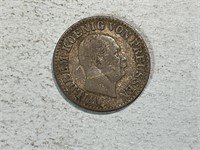 1870B Prussia 1/2 neu-groschen