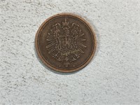 1885A Germany-empire 1 pfennig