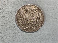 1909D Germany-empire 25 pfennig