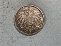 1911J Germany-empire 1 mark