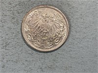 1914A Germany-empire 1/2 mark