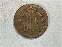 1916T Germany East Africa 20 heller