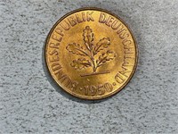 1950G Germany 10 pfennig