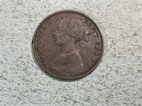 1864 Nova Scotia half cent