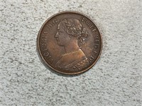 1864 Nova Scotia half cent