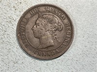 1884 Canada cent